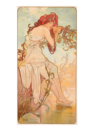 «Листівка Les Saisons 4, 1896 (AM19)», бренда Artistic Card - фото №1
