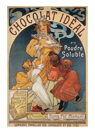 «Листівка Chocolat Idéal, before 1897 (AM34)», бренда Artistic Card - фото №1