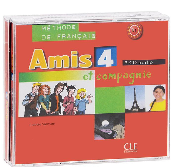 Паперова книга «Amis et compagnie 4. 3 Audio CDs», автор Колетт Самсон - фото №1