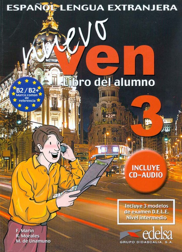 Бумажная книга «Nuevo Ven 3. Alumno (+CD)», автор Фернандо Марин Аррес - фото №1