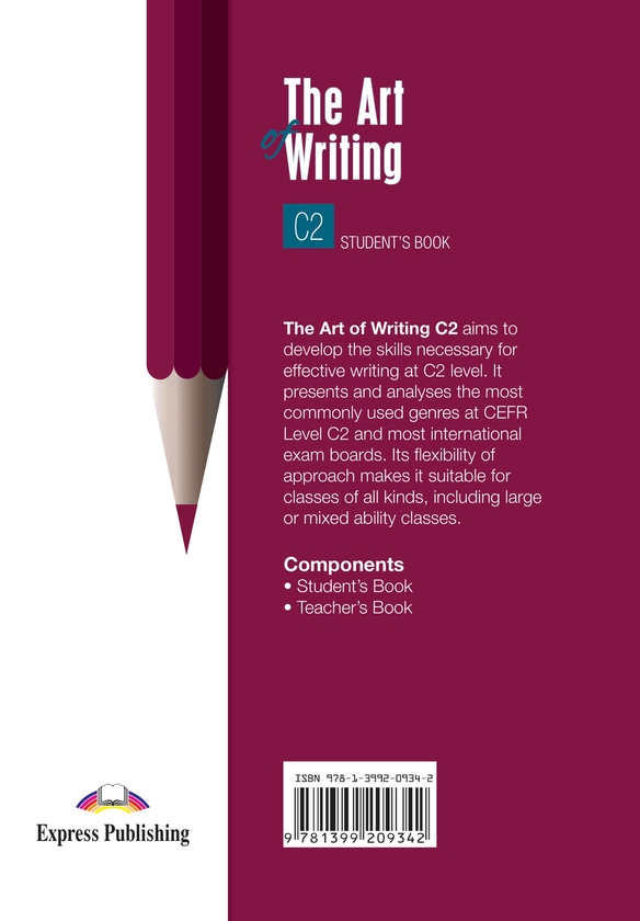 Бумажная книга «The Art of Writing C2 - Student's Book (with DigiBooks App)», автор Дженни Дули - фото №1