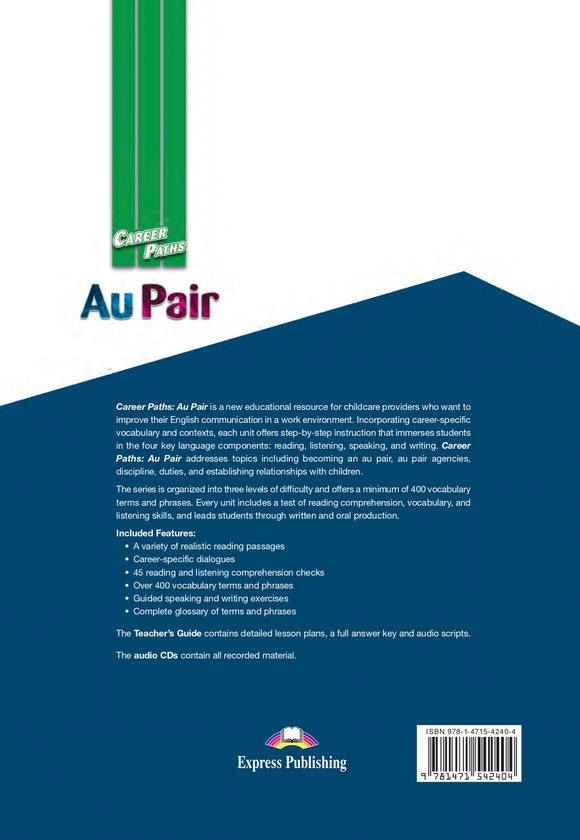 [object Object] «Career Paths. Au Pair. Student's Book (with Digibooks Application)», авторів Вірджинія Еванс, Дженні Дулі, Анналіз Грубер - фото №2 - мініатюра