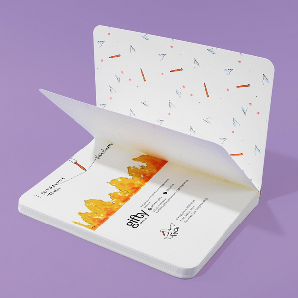  «Блокнот Gifty Хуяк, хуяк і ніхуяк. Бірюзовий (AA-0115533)», бренда Gifty - фото №1