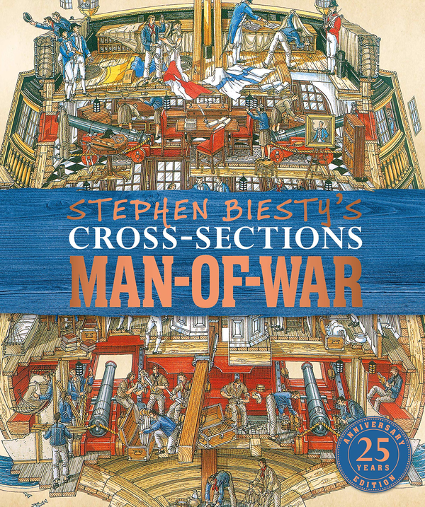 Бумажная книга «Stephen Biesty's Cross-Sections Man-of-War», автор Ричард Платт - фото №1