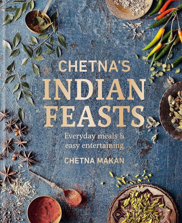 Паперова книга «Chetna's Indian Feasts», автор Четна Макан - фото №1