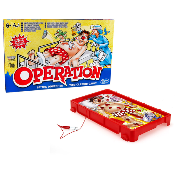  «Настольная игра Hasbro Операция обновленная (B2176)», брендов Hasbro, Family Game Night - фото №1