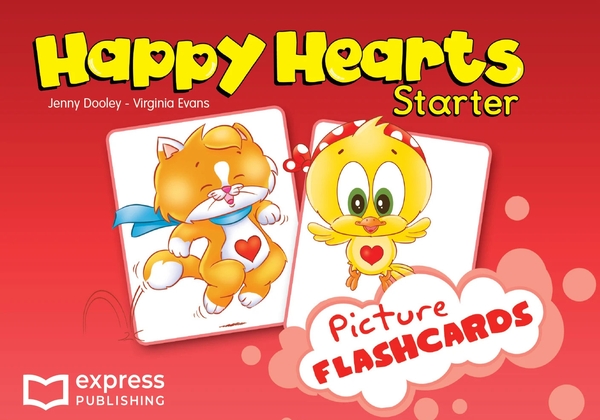 Паперова книга «Happy Hearts Starter Picture Flashcards», авторів Дженні Дулі, Вірджинія Еванс - фото №1