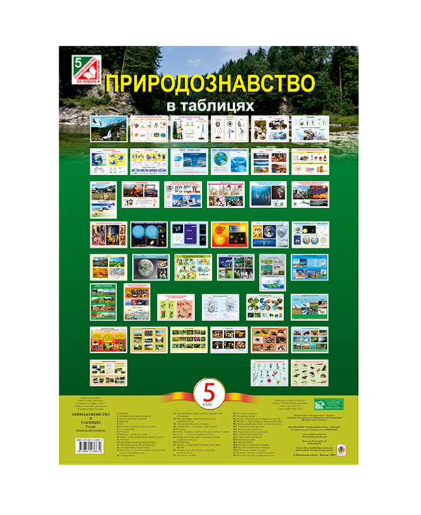 [object Object] «Природознавство в таблицях. 5 клас. Навчальний посібник», авторів Іванна Олійник, Тетяна Гайтко - фото №2 - мініатюра