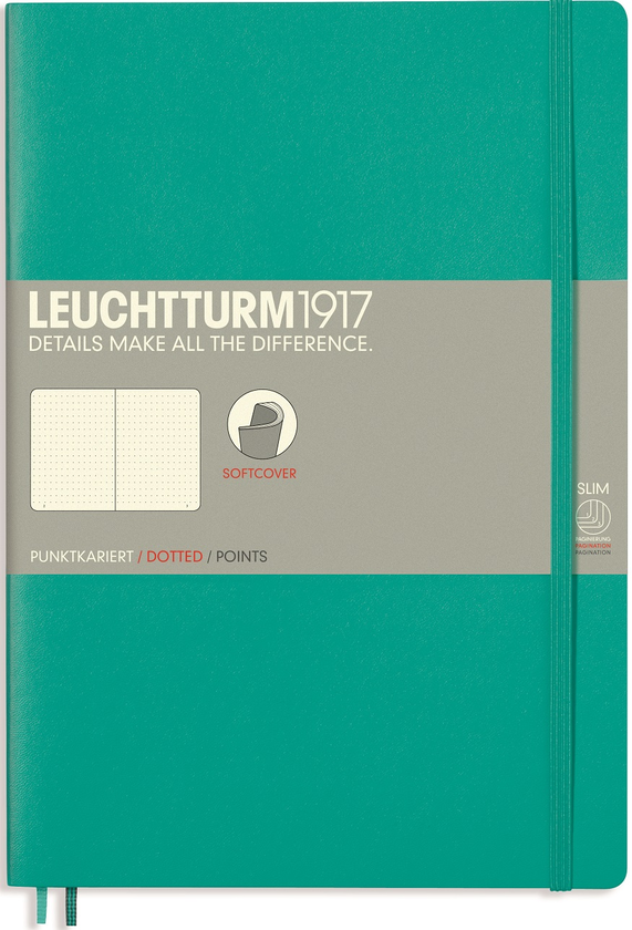  «Записная книжка Leuchtturm1917 изумрудная (355295)», бренда Leuchtturm1917 - фото №1