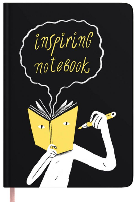  «Блокнот Gifty Inspiring notebook. Black (1100999990030)», бренду Gifty - фото №1
