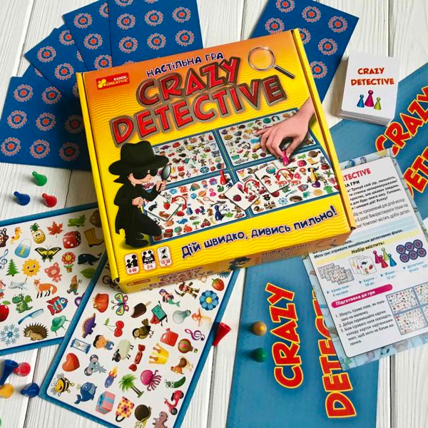  «Настільна гра Ranok Creative Crazy detective (10120164У)», бренда Ranok-Creative - фото №1