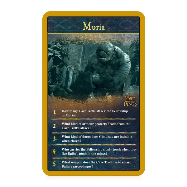  «Настільна гра The Lord of the Rings Top Trumps Quiz Game Card Game», бренда Winning Moves - фото №1