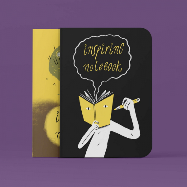  «Блокнот Gifty Inspiring notebook. Black (1100999990030)», бренду Gifty - фото №1