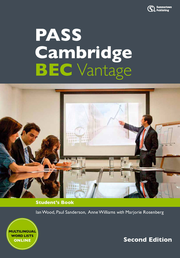 Паперова книга «PASS Cambridge BEC Vantage», автор Иан Вуд - фото №1