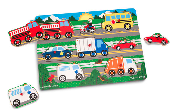  «Пазл Melissa & Doug Вгадай машинку (MD19051)», бренду Melissa & Doug - фото №1
