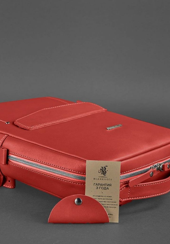  «Рюкзак на молнии BlankNote Cooper Красный (BN-BAG-19-red)», бренда BlankNote - фото №1