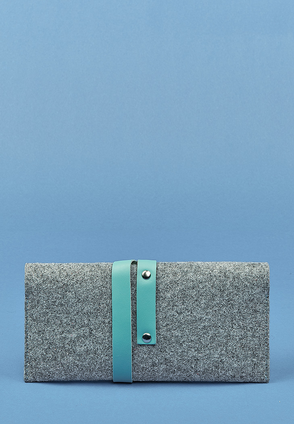  «Тревел-кейс BlankNote 1.0 Фетр Тиффани (BN-TK-1-felt-tiffany)», бренда BlankNote - фото №1