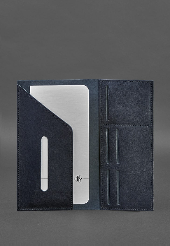 «Тревел-кейс BlankNote 3.1 Темно-синій Краст (BN-TK-3-1-navy-blue)», бренду BlankNote - фото №1