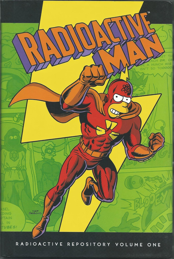 Бумажная книга «Simpsons Comics Presents Radioactive Man: Volume 1: Radioactive Repository», автор Мэтт Грёнинг - фото №1