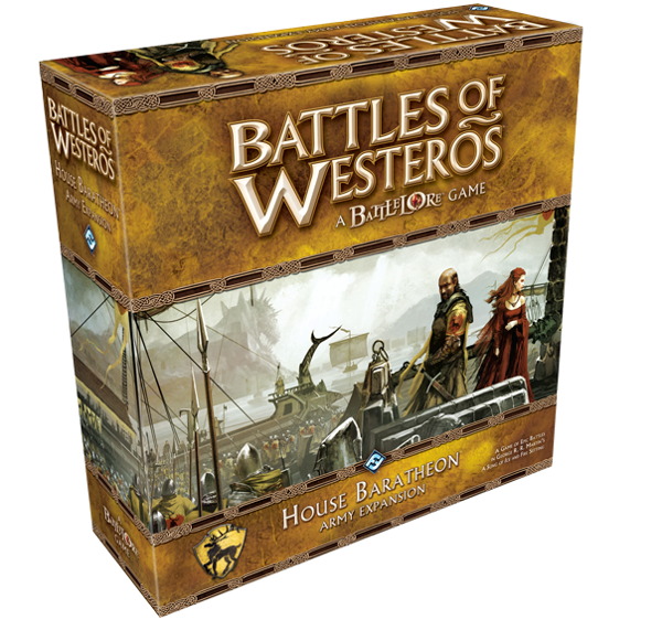  «Настольная игра FFG Battles of Westeros: House Baratheon Army Expansion (13143)», бренда Fantasy Flight Games - фото №1