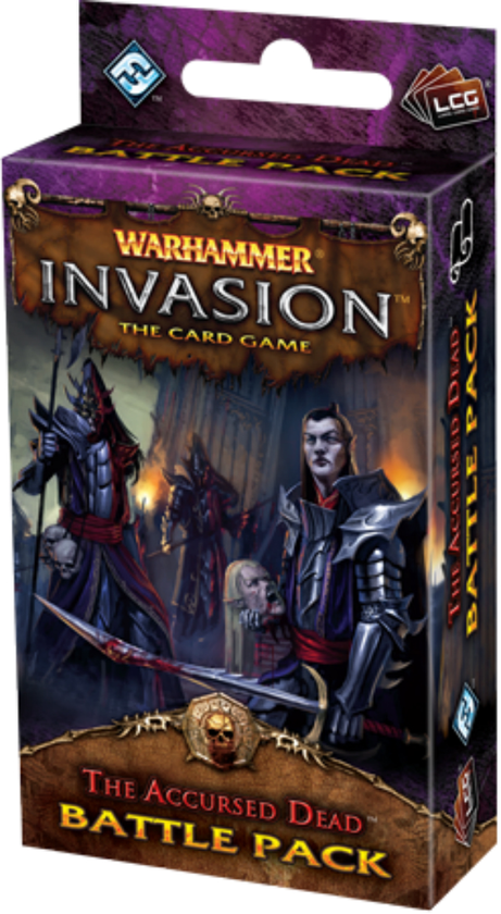  «Дополнение к игре FFG Warhammer: Invasion LCG: The Accursed Dead Battle Pack (13238)», бренда Fantasy Flight Games - фото №1