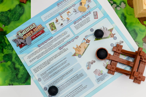  «Настільна гра Fun Games Shop Битва Катапульт (FGS40)», бренда Fun Games Shop - фото №1