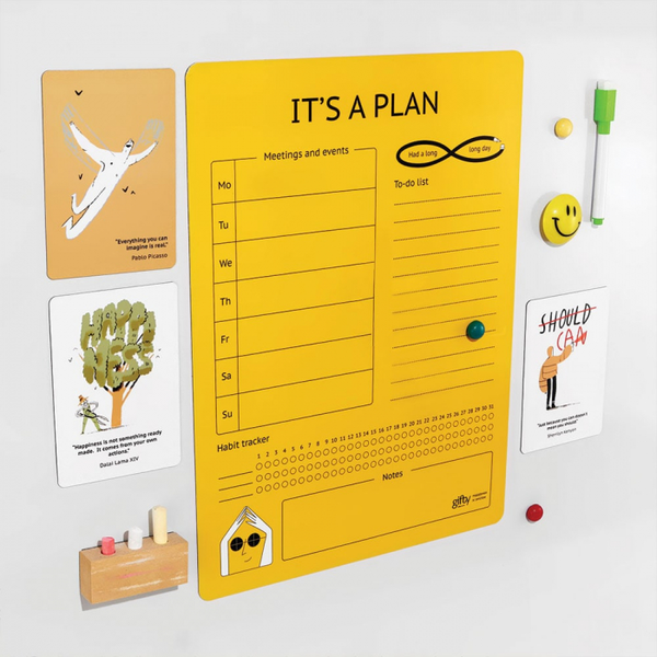 «Магнітний планер Gifty It's a plan (AA-0082224)», бренда Gifty - фото №1