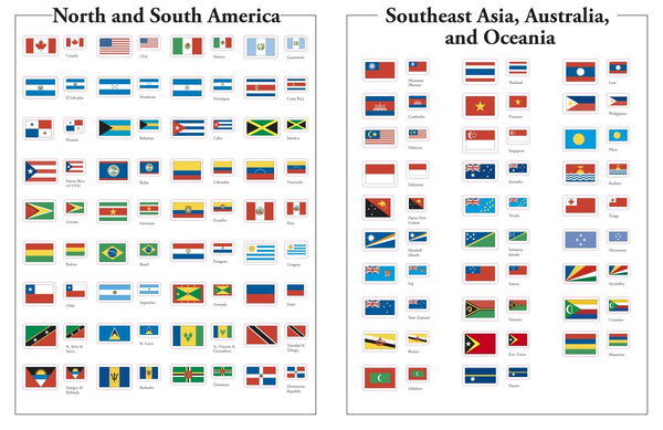 [object Object] «Flags of the World Ultimate Sticker Book » - фото №4 - миниатюра
