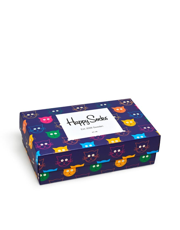  «Носки Happy Socks Cats 3-Pack Gift Box 3 пары 36-40 р (SXMJA08-0100)», бренда Happy Socks - фото №1