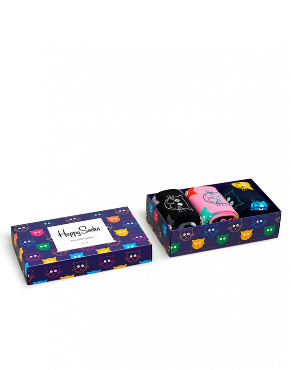  «Носки Happy Socks Cats 3-Pack Gift Box 3 пары 41-46 р (SXMJA08-0100)», бренда Happy Socks - фото №1