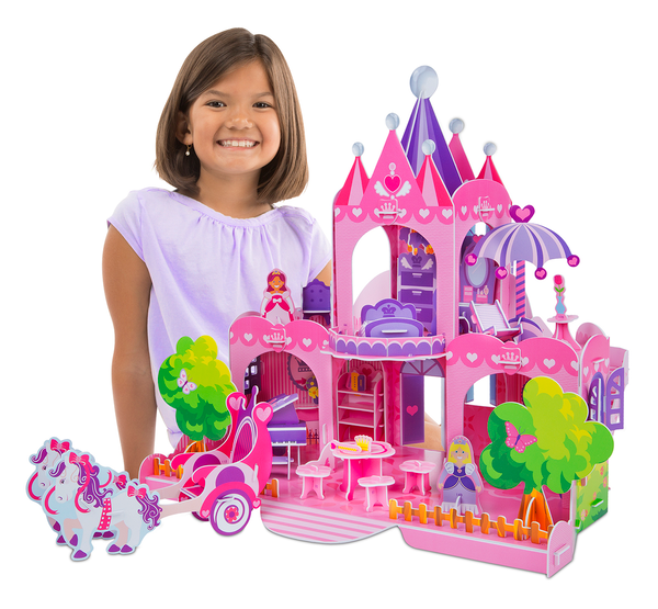  «3D пазли Melissa & Doug Рожевий замок (MD9462)», бренду Melissa & Doug - фото №1