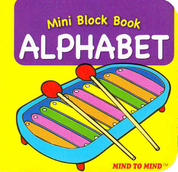 Бумажная книга «Mini Block books Alphabet » - фото №1