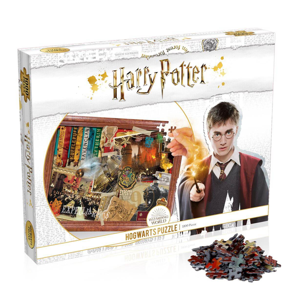  «Пазл Harry Potter Hogwarts 1000 елементів», бренда Winning Moves - фото №1
