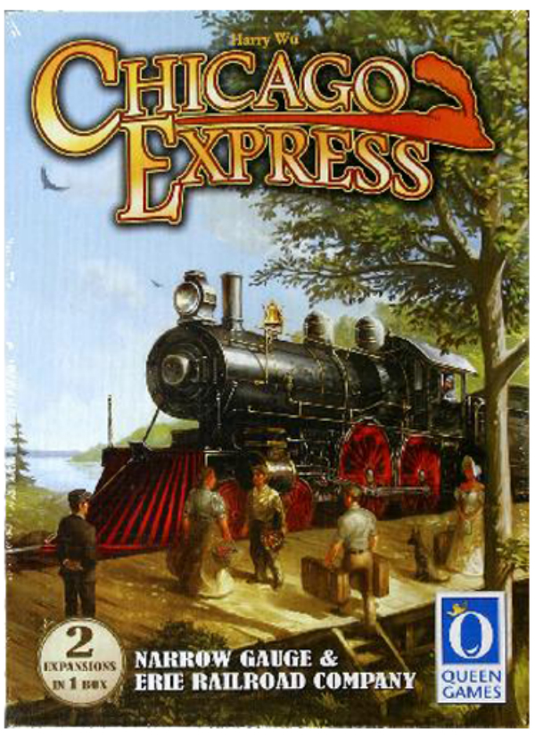 «Дополнение к игре Queen Games Chicago Express Expansion: Narrow Gauge & Erie Railroad Company (16016)», бренда Queen Games - фото №1