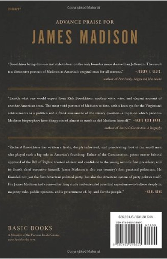 Бумажная книга «James Madison», автор Ричард Брукхизер - фото №1