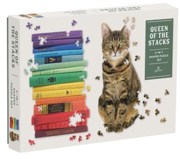 Бумажная книга «Queen of the Stacks 2-in-1 Puzzle Set» - фото №1