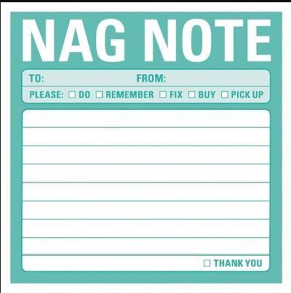 Паперова книга «Knock Knock Nag Note Sticky Notes» - фото №1