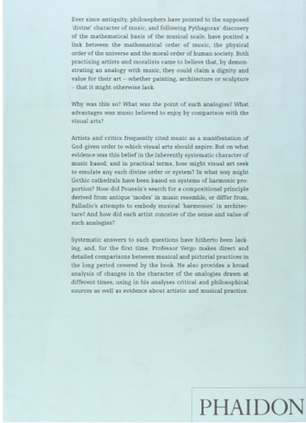 Бумажная книга «That Divine Order : Music and the Visual Arts from Antiquity to the Eighteenth Century», автор Питер Верго - фото №1