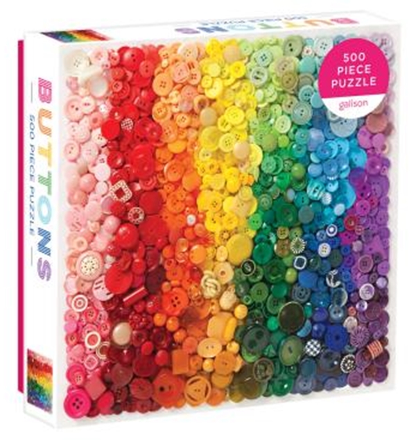 Паперова книга «Rainbow Buttons 500 Piece Puzzle» - фото №1