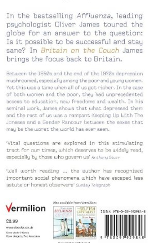 Бумажная книга «Britain On The Couch : How keeping up with the Joneses has depressed us since 1950» - фото №1