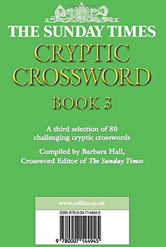 Бумажная книга «The Sunday Times Cryptic Crossword Book 3» - фото №1