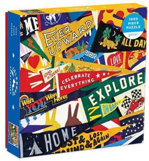 Бумажная книга «Celebrate Everything 1000 Piece Puzzle in Square Box» - фото №1