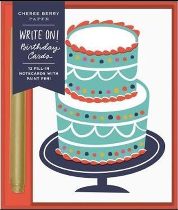 Бумажная книга «Cheree Berry Birthday Write-on Cards» - фото №1