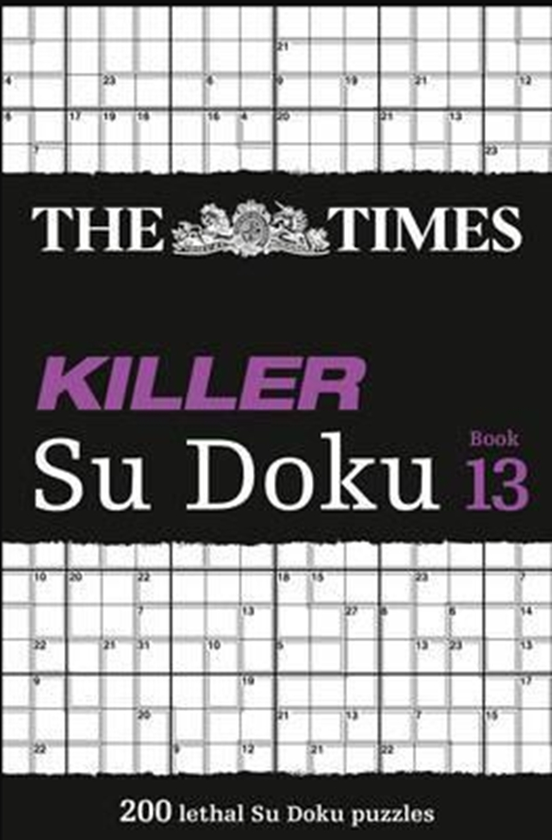 Бумажная книга «The Times Killer Su Doku Book 13 : 200 Challenging Puzzles from the Times» - фото №1