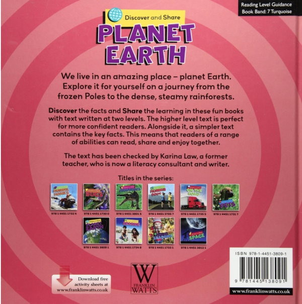 Паперова книга «Discover and Share: Planet Earth», автор Анжела Ройстон - фото №1