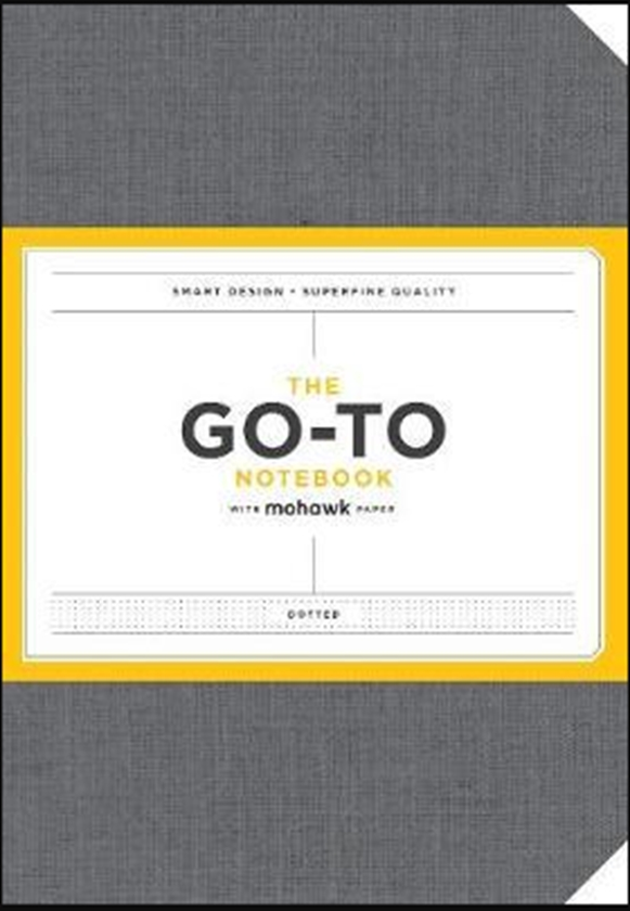 Бумажная книга «Go-To Notebook with Mohawk Paper, Slate Grey Dotted» - фото №1