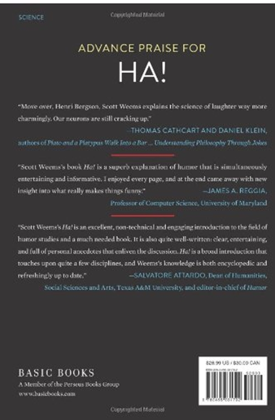 Бумажная книга «Ha! : The Science of When We Laugh and Why», автор Скотт Уимс - фото №1