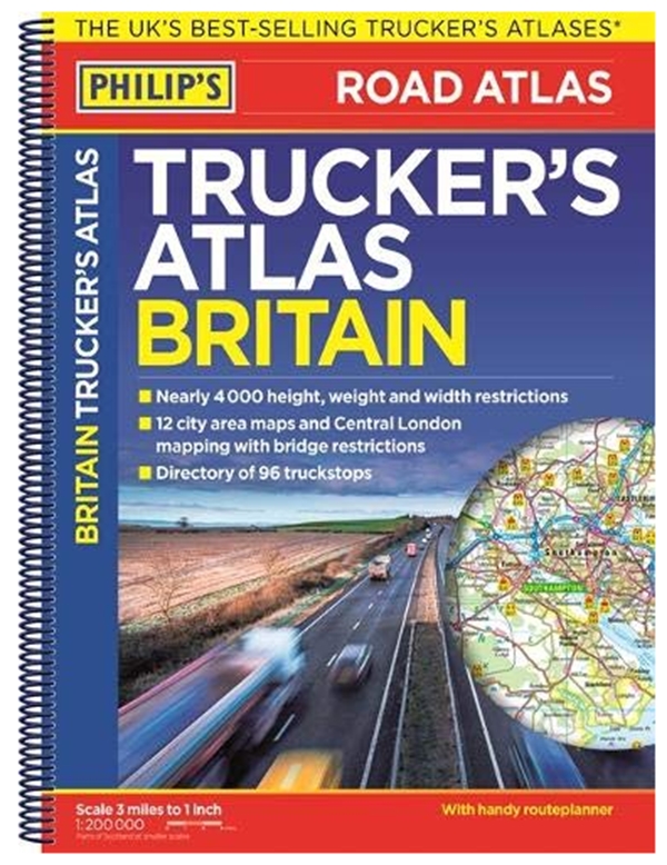Бумажная книга «Philip's Trucker's Road Atlas of Britain» - фото №1