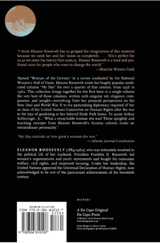 Бумажная книга «My Day : The Best Of Eleanor Roosevelt's Acclaimed Newspaper Columns, 1936-1962», автор Элеонора Рузвельт - фото №1