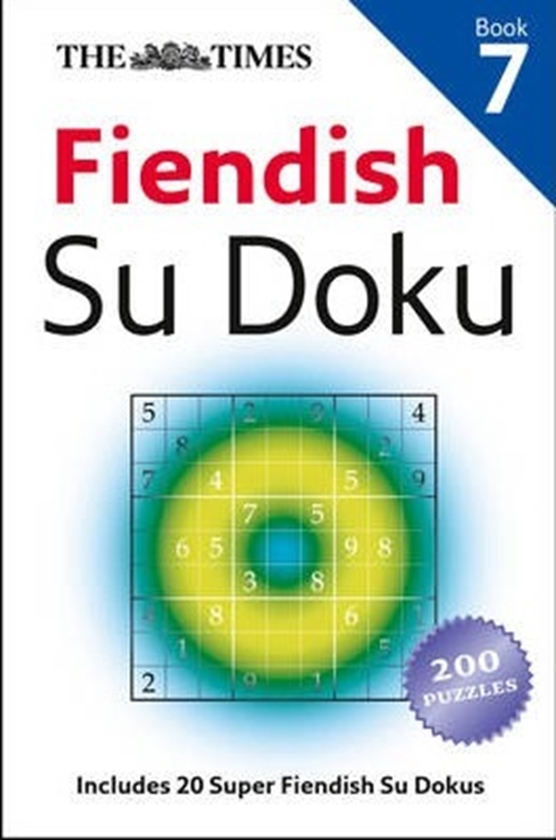 Бумажная книга «The Times Fiendish Su Doku Book 7 : 200 Challenging Puzzles from the Times» - фото №1